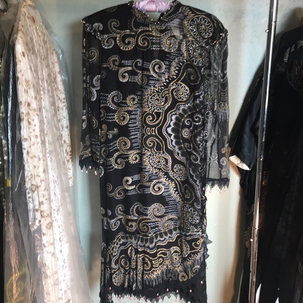 Zandra Rhodes VINTAGE 100% silk dress
